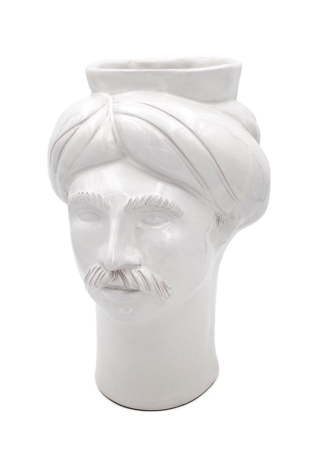 Solimano Medio • Bianco Madonie - Crita Ceramiche di Caltagirone