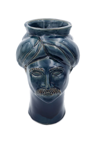 Solimano Medio • Blu Tindari - Crita Ceramiche di Caltagirone