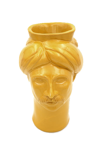 Solimano Medio • Giallo Serradifalco - Crita Ceramiche di Caltagirone