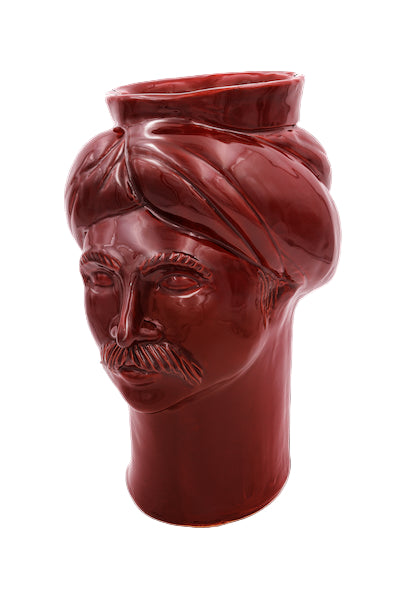 Solimano Medio • Rosso Etna - Crita Ceramiche di Caltagirone