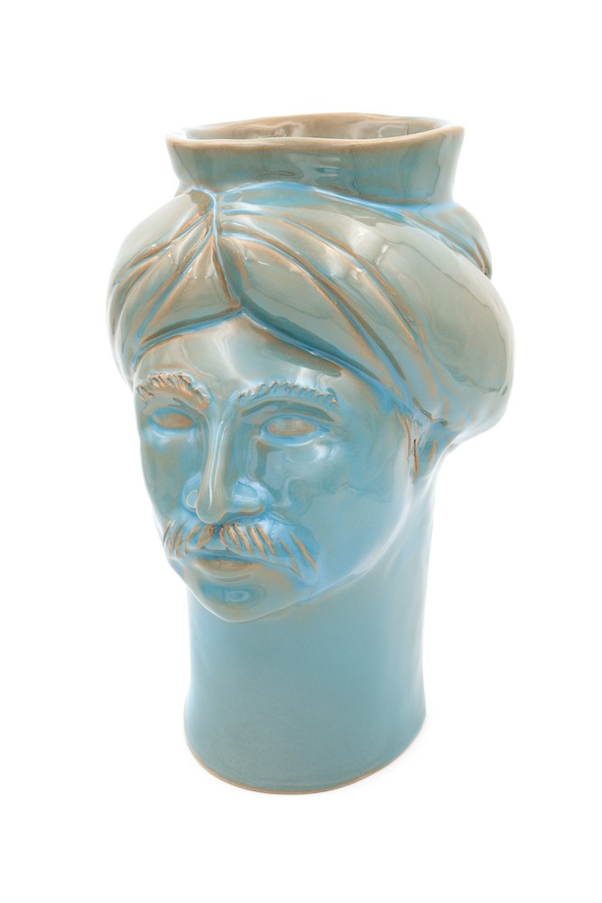 Solimano Medio • Turchese Favignana - Crita Ceramiche di Caltagirone