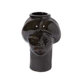 Solimano Piccolo • Nero Stromboli - Crita Ceramiche di Caltagirone