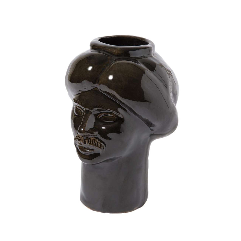 Solimano Piccolo • Nero Stromboli - Crita Ceramiche di Caltagirone